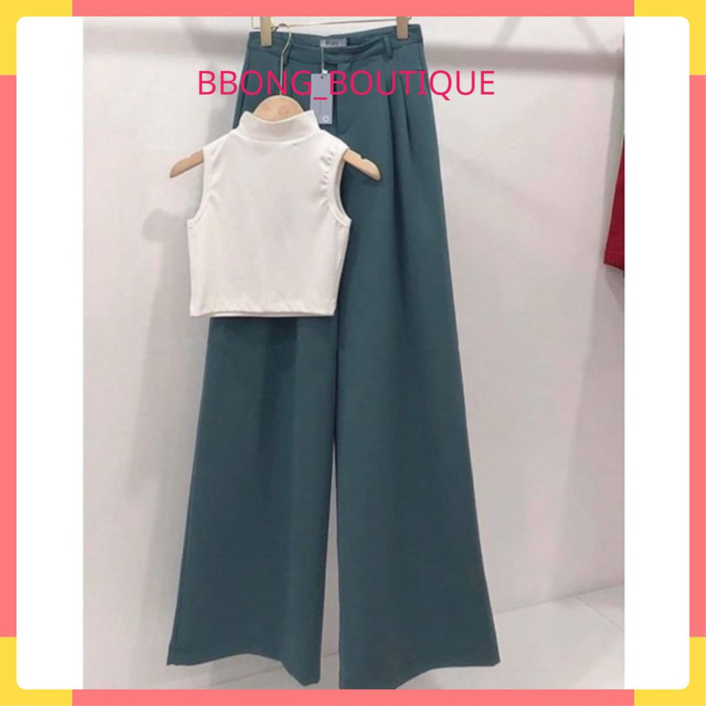 Quần Ống Rộng Công Sở Nữ Dài 1m Cao Cấp