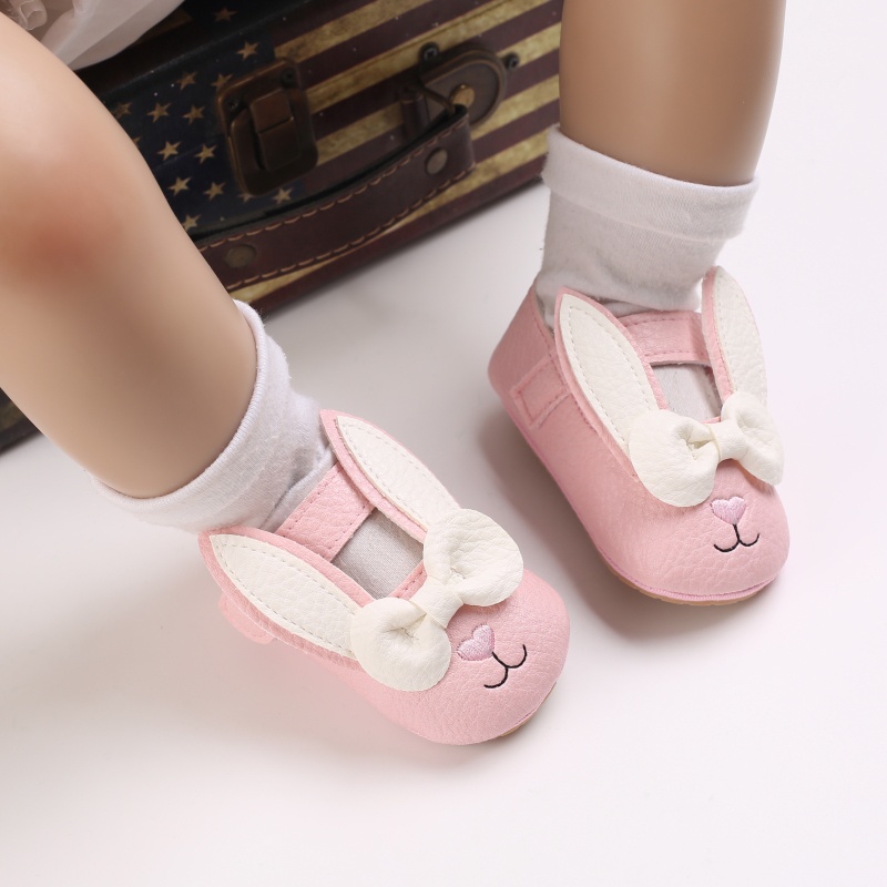 Giày tập đi VALEN SINA chống trượt hình thỏ hoạt hình cho bé gái