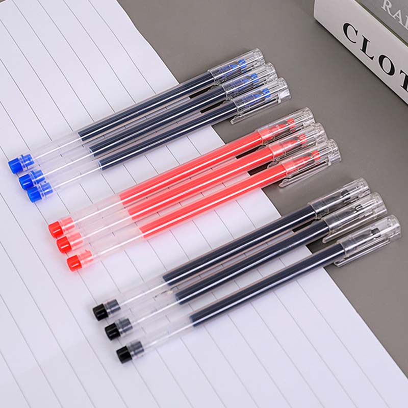 Bút mực gel thiết kế vỏ trong suốt đơn giản