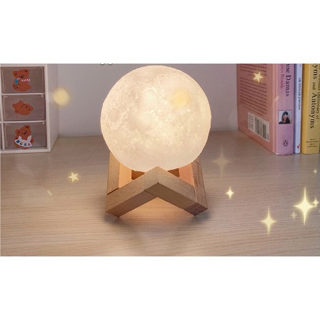 Đèn Ngủ Mặt Trăng Size 10cm Dùng Làm Đèn Decor, Đèn Ngủ Xinh Xắn