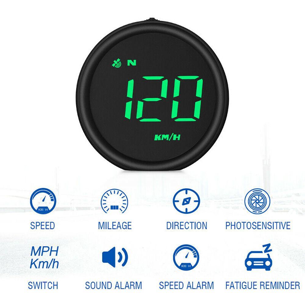 Đồng Hồ Tốc Độ HUD Kỹ Thuật Số Tự Động Báo Quá Tốc Độ