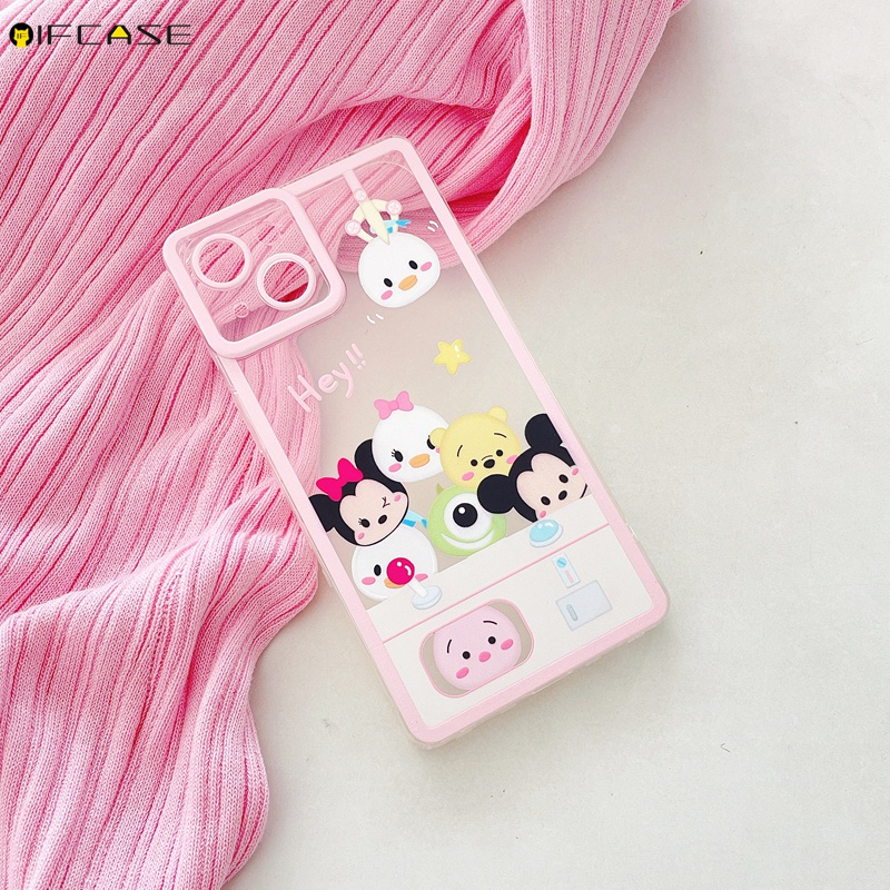 Ốp Điện Thoại TPU Mềm Trong Suốt Họa Tiết Hoạt Hình Cho iPhone 13 12 11 Pro Max XS Max XR X