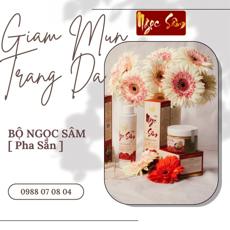 Bộ Serum Ngọc Sâm Lớn Giảm Mụn Trắng Da