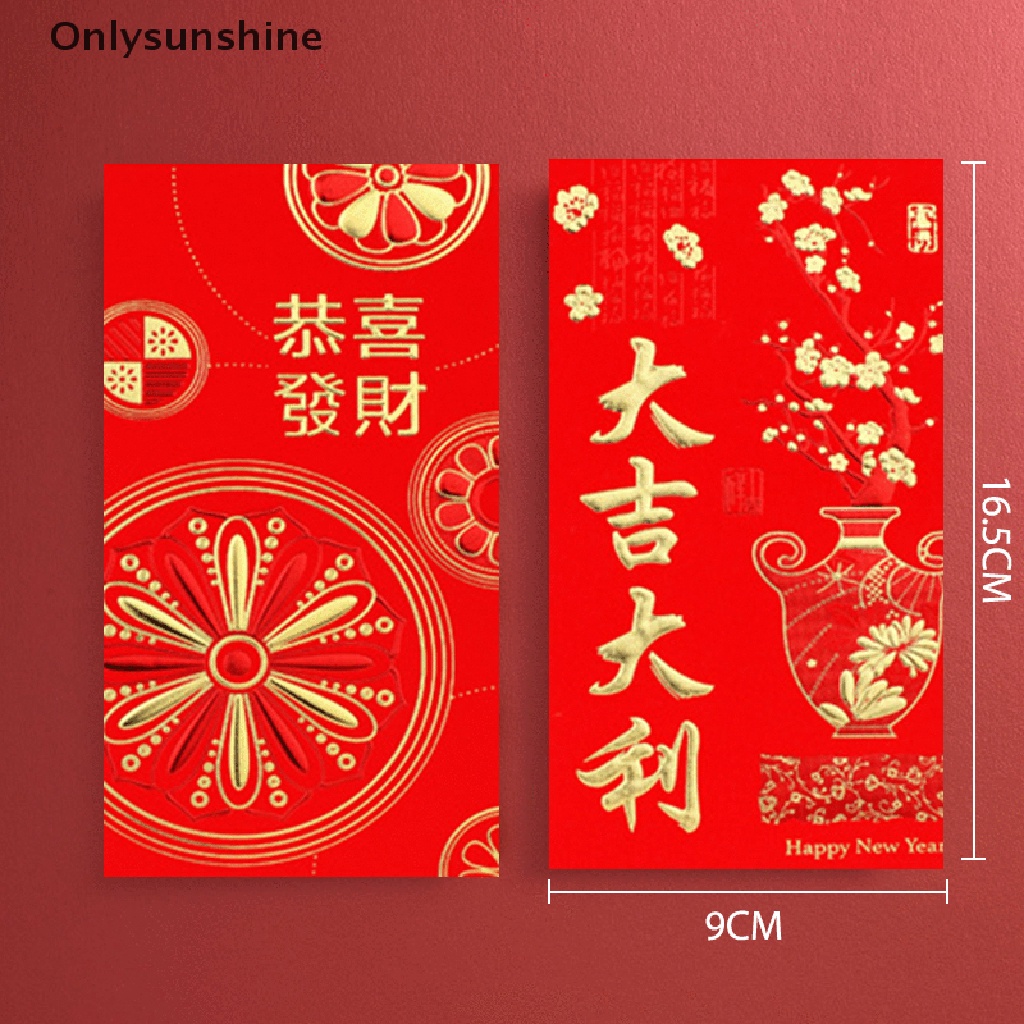 Bộ 6 Bao Lì Xì May Mắn Cho Năm Mới