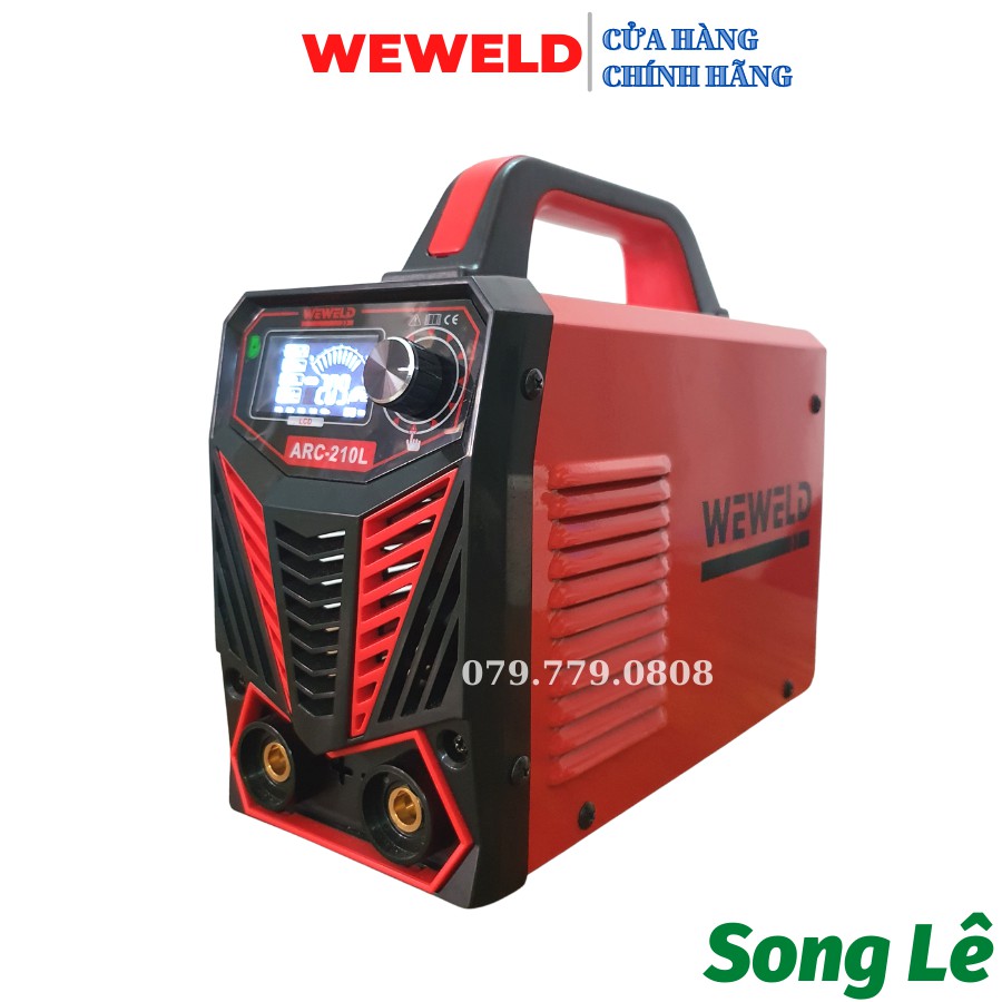 Máy hàn điện tử MINI Weweld ARC 210L - màn hình LCD hiện đại - 4 chế độ