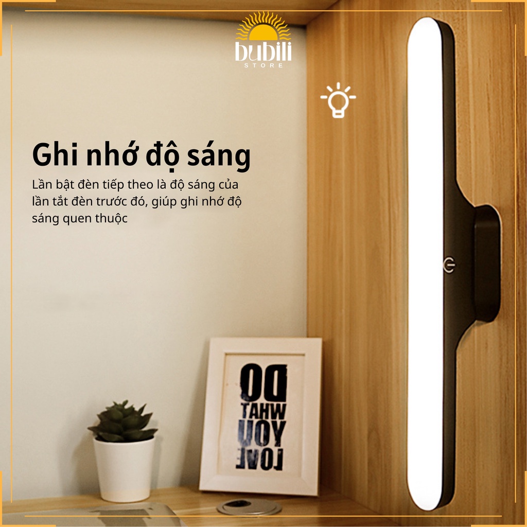 Đèn học gắn Tường đế Nam Châm Sạc Pin 3 Nhiệt Độ Màu Điều Chỉnh Độ Sáng Vô Cấp SK-CT30