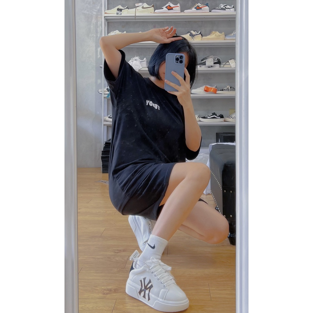 Giày Thể Thao Nữ Nam Ngô Thắng MIB Kết Hợp MC Queen 2022 Đế Cao 6Cm Màu Trắng