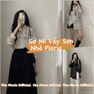 Sơ mi vẩy sơn 2 màu