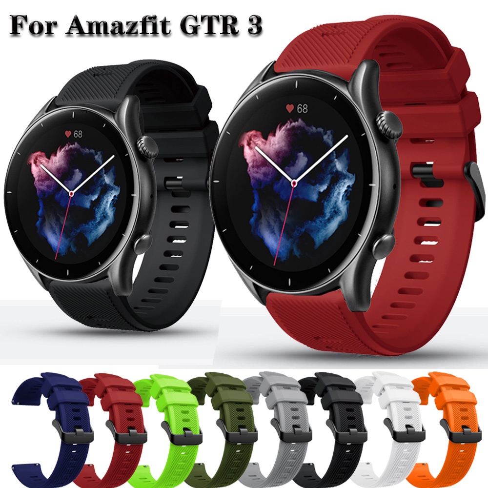 Dây Đeo Tay Thay Thế Bằng Silicone Cho Huami Amazfit GTR 3 Pro GTR3 GTR-3 Amazfit GTR 3 2 2e
