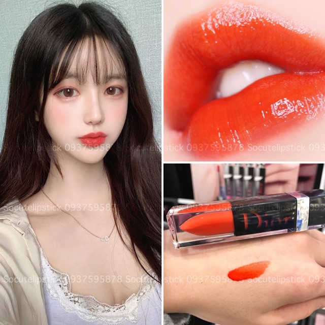 Son Dior Addict Lacquer Lipstick 848 - 648 - 758