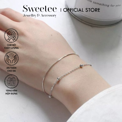 [Freeship] Lắc Tay Bạc Sweetee Hory B001