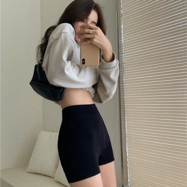 Quần Black Funoff Short - Biker short dáng ngắn nữ mùa hè năng động tập gym yoga