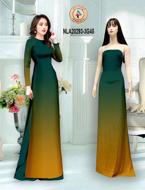 Vải áo dài ombre