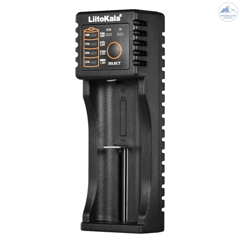 Bộ sạc pin LiitoKala Lii-100 cho 1.2V/3.7V/3.2V/3.85V AA/AAA 18650/18350/10440/14500/16340 NiMH Lithium
