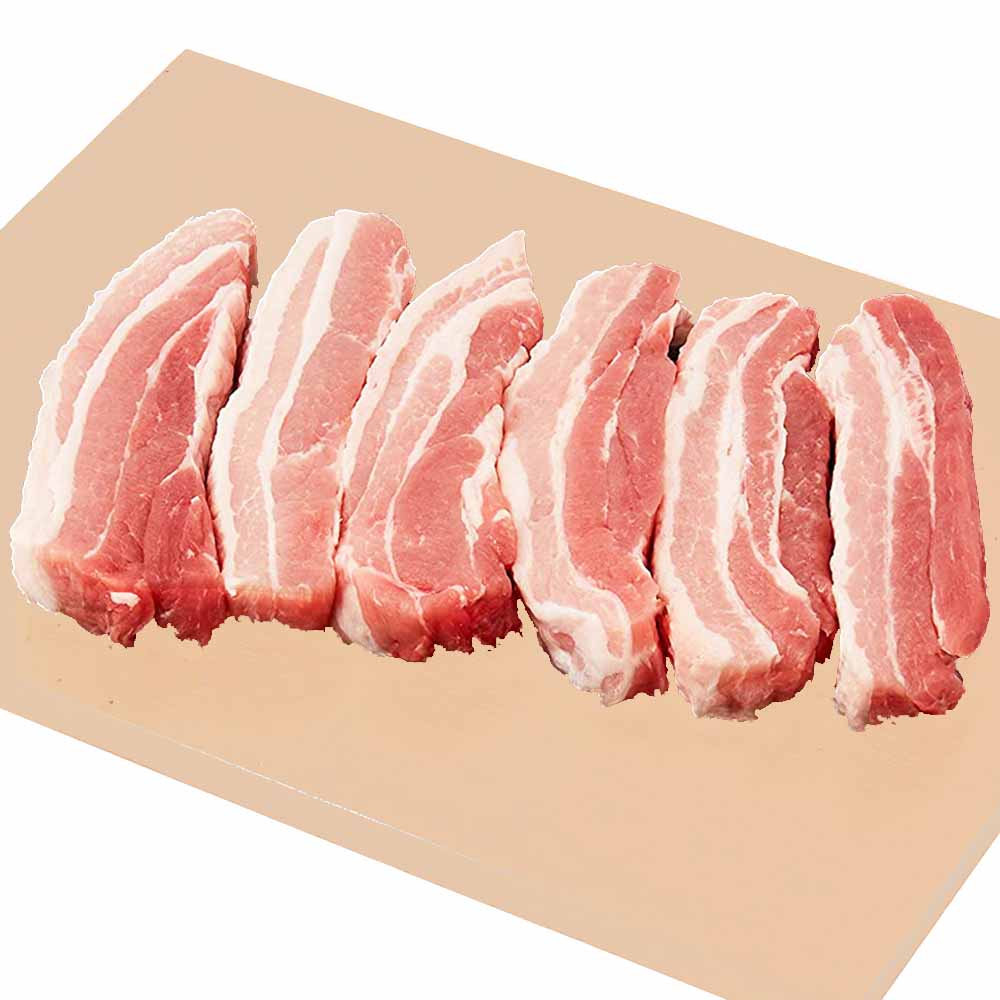 Thịt ba Rọi Heo Không Xương 500gram BBQ - Belly Boneless Pork