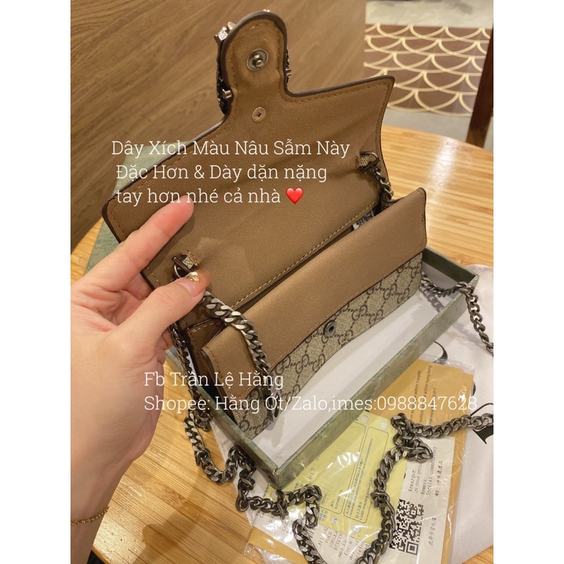 Túi Chữ CII Sz mini 18cm kèm hộp
