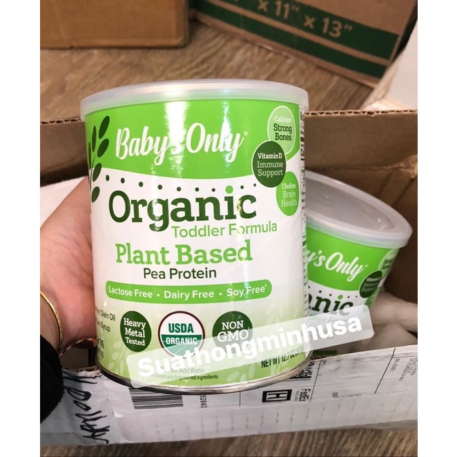 Sữa đậu pea Baby Only cho bé trên 1t 360g