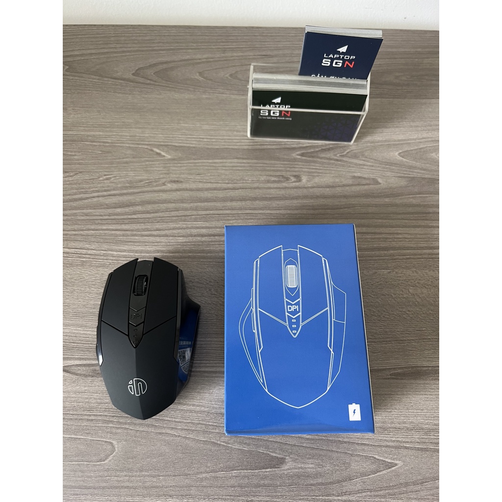 Chuột không dây bluetooth INPHIC PM6 PRO SILENT, pin sạc tiện lợi, có đèn báo pin, bấm cực êm