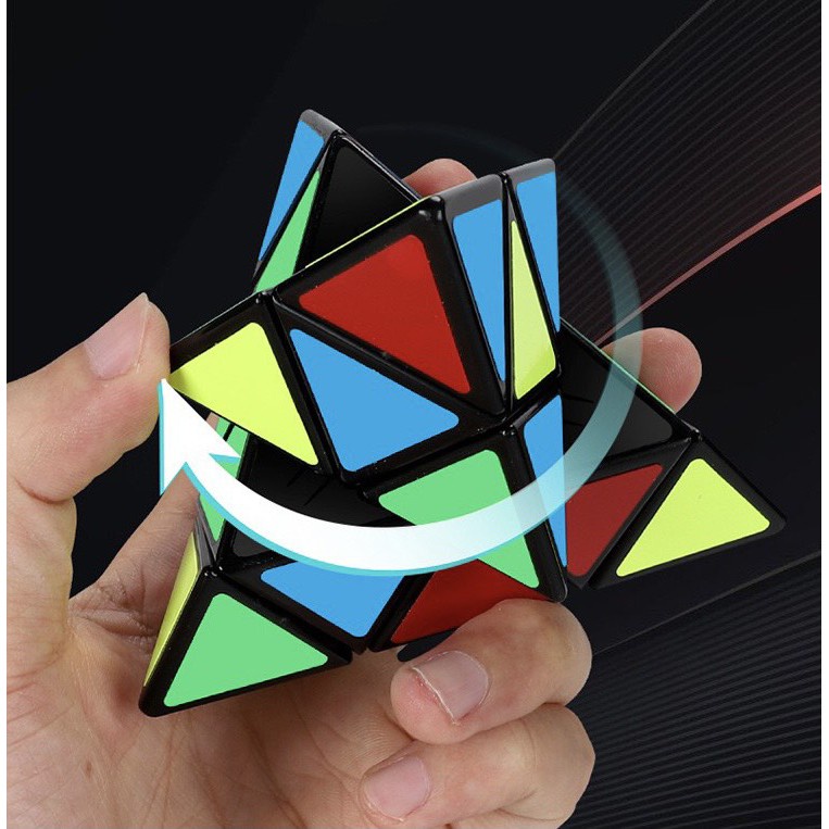 Đồ Chơi Trí Tuệ Kich Thích Não Bộ Rubik Tam Giác Pyraminx Stickerless MoYu MeiLong MFJS