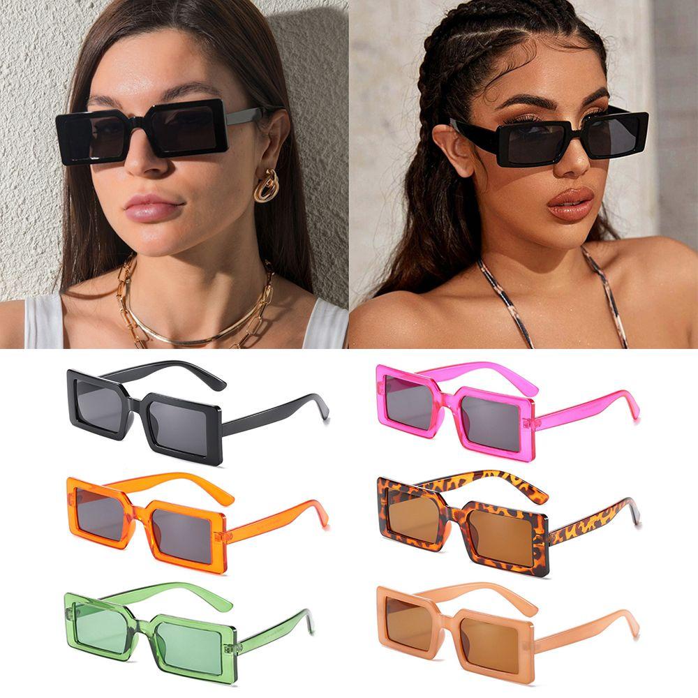 Kính Mát Gọng Vuông Chống Tia UV400 Thời Trang Cho Nữ