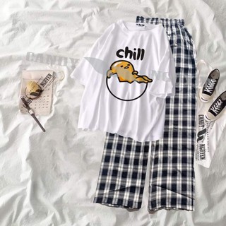 Sét Áo Thun Unisex + Quần Caro