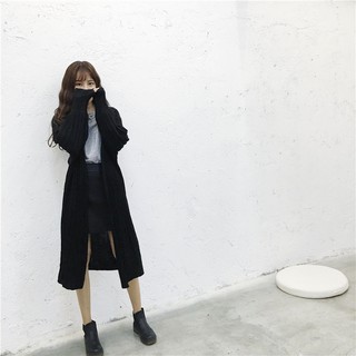 [CÓ SẴN MÀU RÊU] ÁO KHOÁC CARDIGAN LEN DÀY DÁNG DÀI