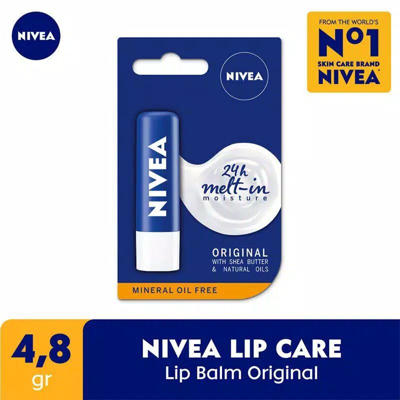 (Hàng Mới Về) Tinh Chất Dưỡng Môi Nivea 4.8g | BigBuy360 - bigbuy360.vn