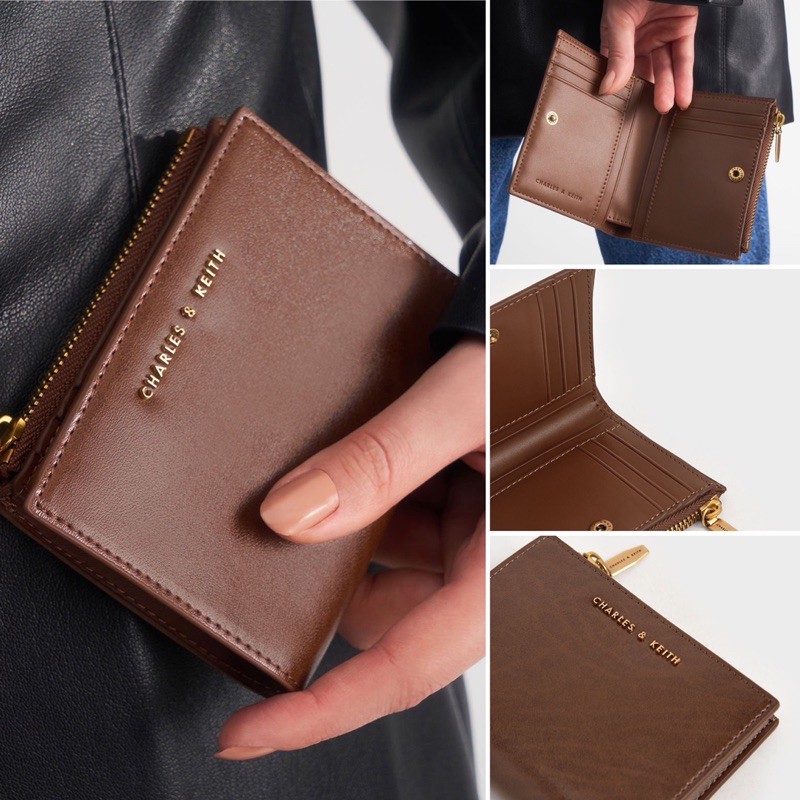 [Auth-Sing] Bóp da mini Charles K e i th Singapore  Wallet(CK6-10680907)