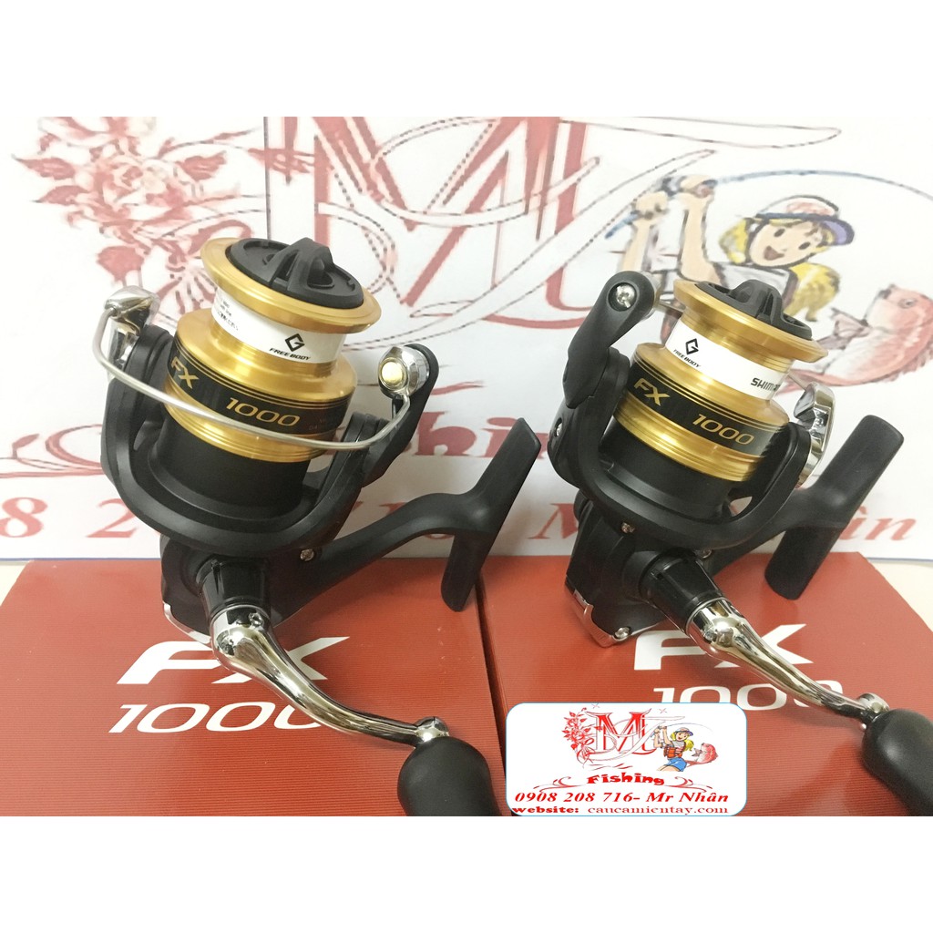 Máy câu Shimano FX 1000 2000 2500 3000 năm 2019