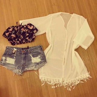 Kimono đi chơi hoặc đi biển