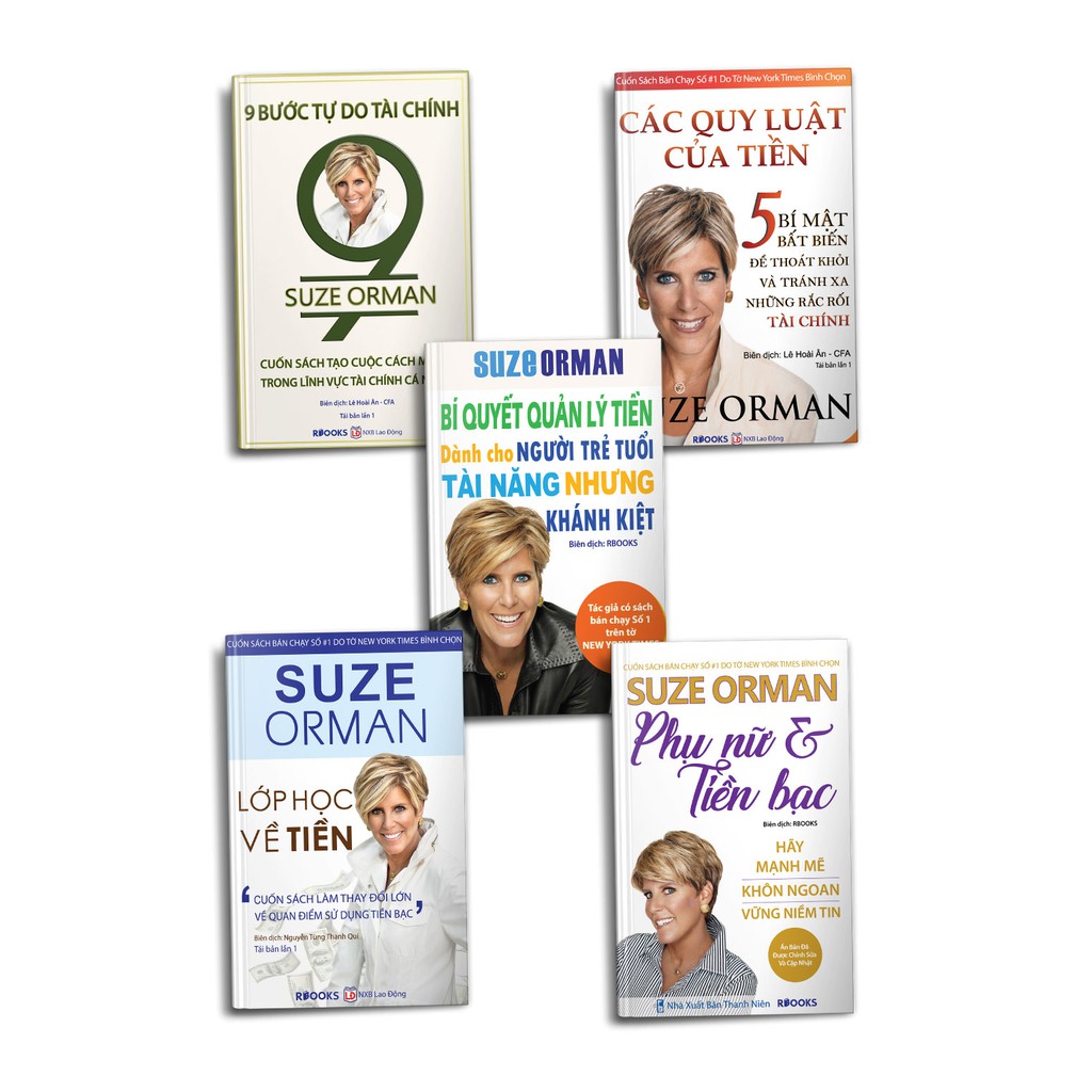 Sách - Bộ Sách Bí Quyết Quản Lý Tài Chính Cá Nhân Của Suze Orman (5 Cuốn)