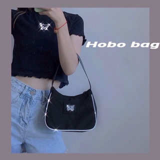 Pass túi đeo vai thêu hình bướm