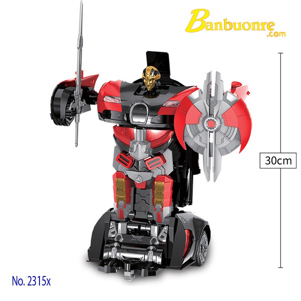 Xe Oto Biến Hình Robot Transformer II, xe biến hình, oto điều kiển từ xa có thể biến thành robot