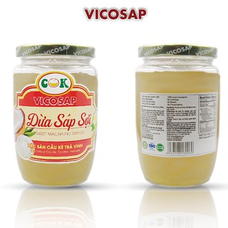 Hũ Cơm Dừa Sáp Sợi 400ml