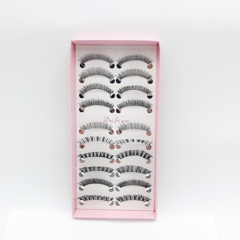 Set 10 Cặp Lông Mi Giả 3D Hiệu Ứng Tự Nhiên Dành Cho Nữ