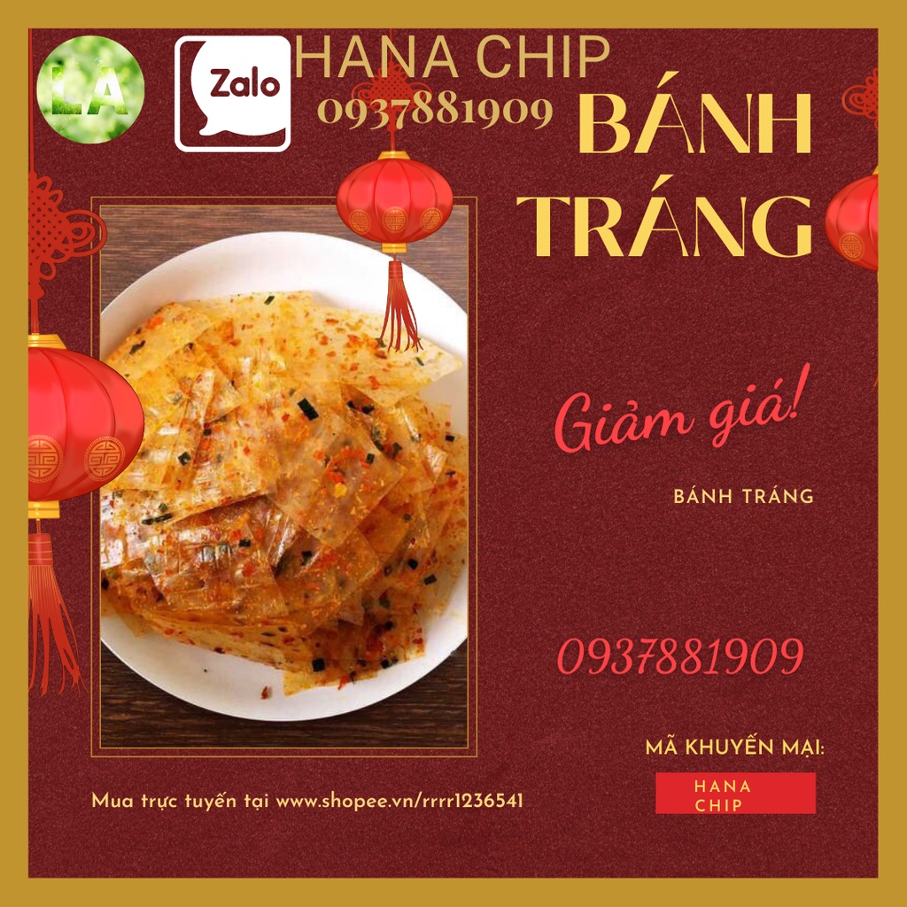 Bánh Tráng Muối | Hana Chip [ VỊ TỰ CHỌN ]