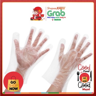 Combo 90-100 găng bao tay nilon dày dặn một lần dùng
