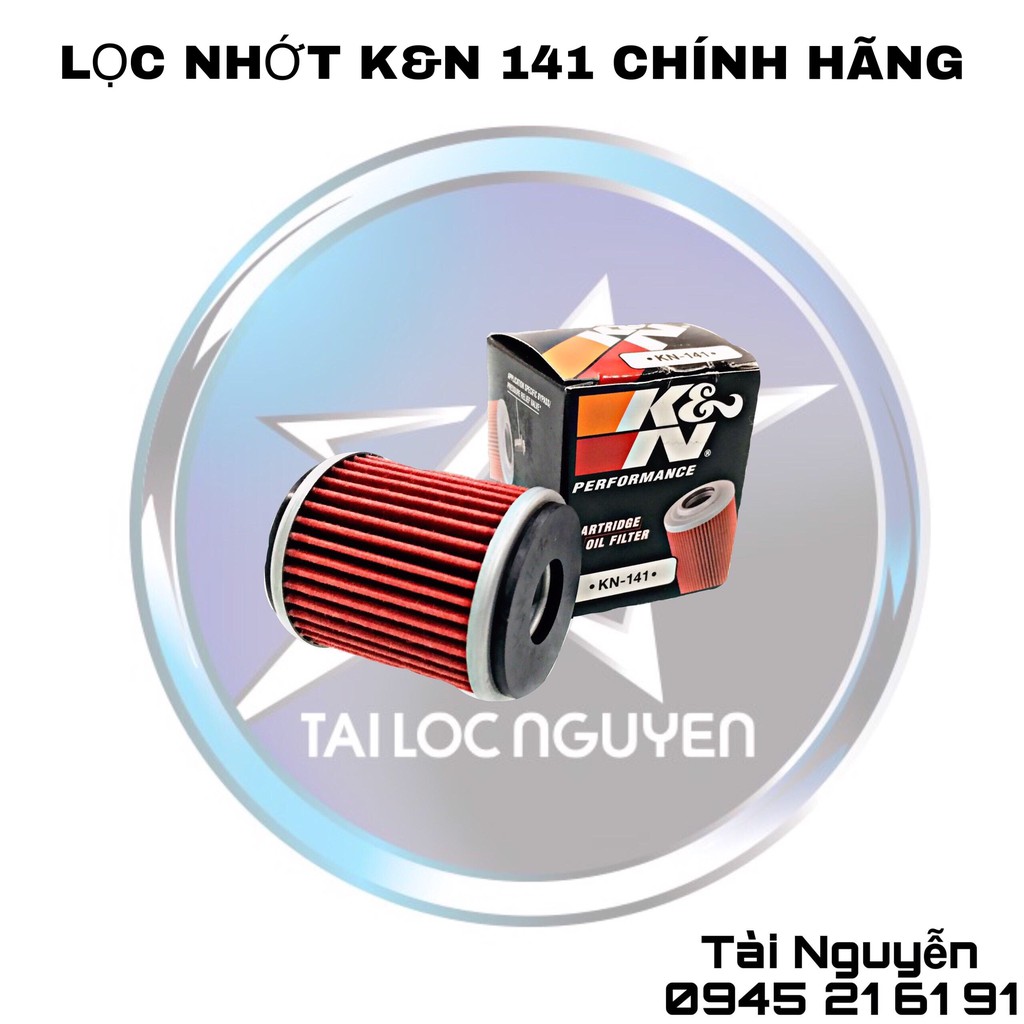 LỌC NHỚT K&amp;N 141 GẮN CHO EXCITER