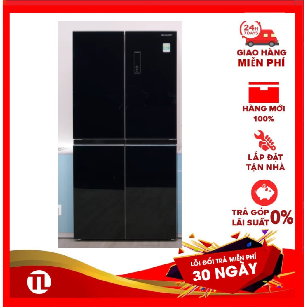 SJ-FXP480VG-BK - Tủ lạnh Sharp Inverter 401 lít SJ-FXP480VG-BK - BẢO HÀNH CHÍNH HÃNG 12 THÁNG TẬN NHÀ