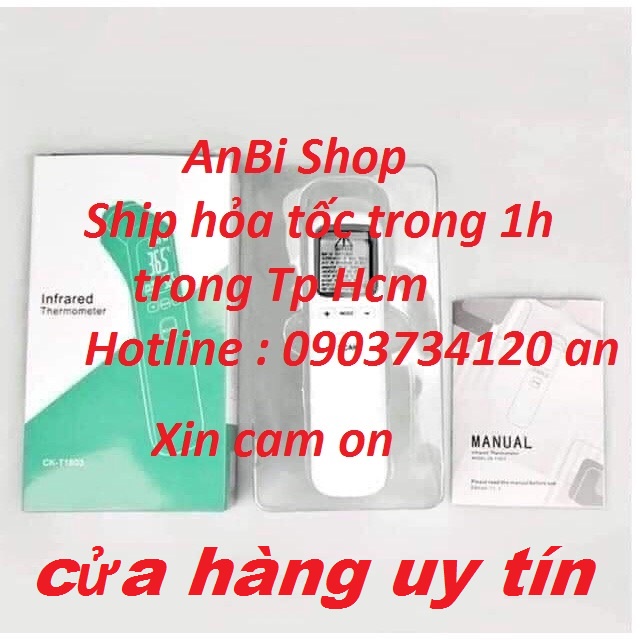 Nhiệt kế điện tử nhiệt kế hồng ngoại máy đo nhiệt độ máy đo thân nhiệt CK-T1803 hàng chính hãng bảo hành 12 tháng