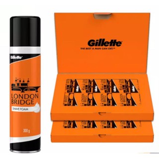 Combo lưỡi lam & bọt cạo râu gillette