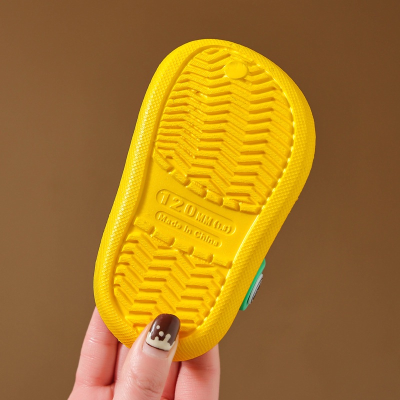 Dép Crocs Đế Mềm Chống Trượt In Hình Khủng Long Hoạt Hình Chất Lượng Cao Cho Bé