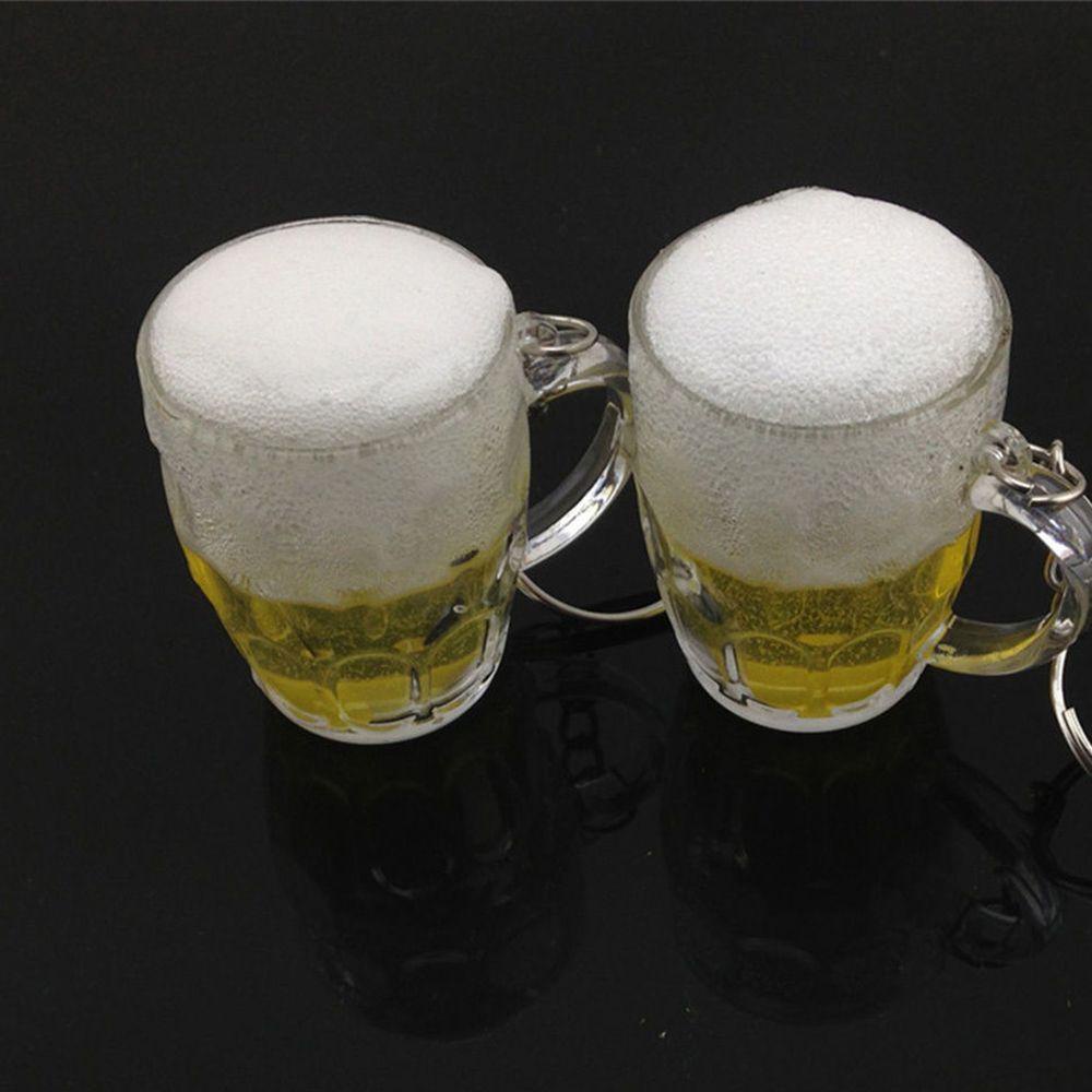 Móc Khóa Thủ Công Hình Ly Bia Sáng Tạo Cho Nam Và Nữ