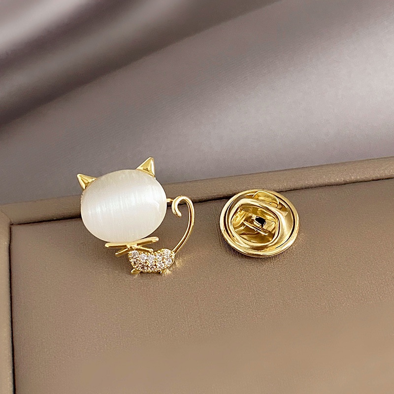 Ghim Cài Áo Hình Mèo Đáng Yêu Chống Chói