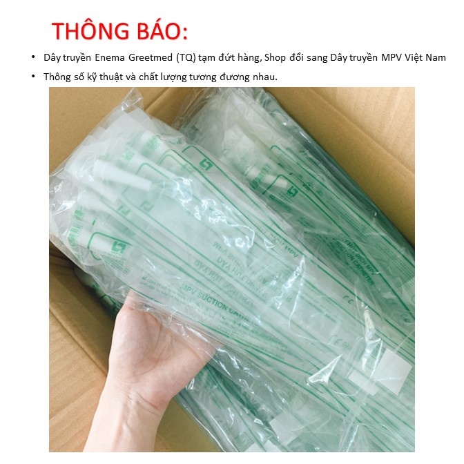 Bộ 10 dây truyền thải độc Enema (Gerson)