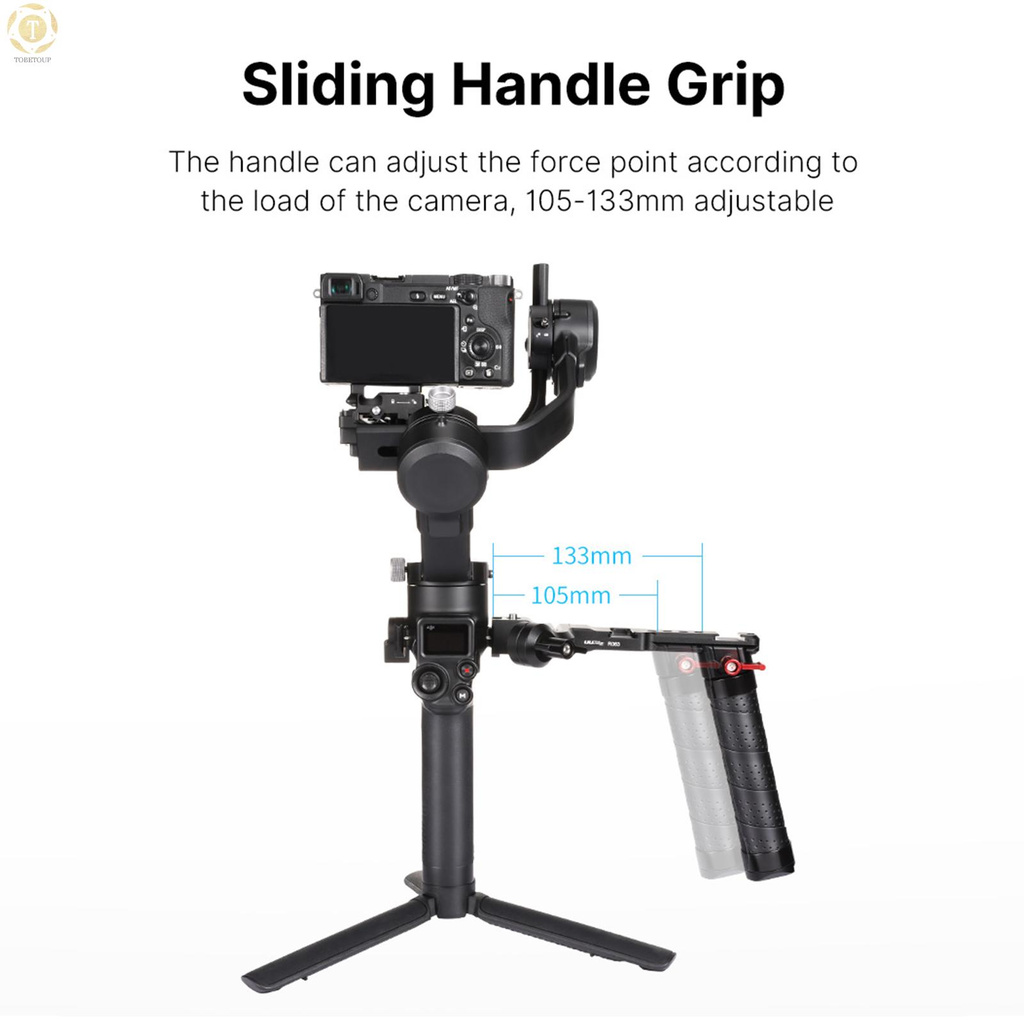 Tay Cầm Chống Rung 12 Giờ Bằng Hợp Kim Nhôm Cho Dji Ronin R083 1 / 4 Inch | BigBuy360 - bigbuy360.vn