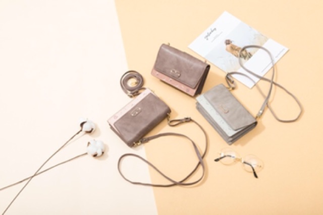 Túi di động hoa li ti ngang