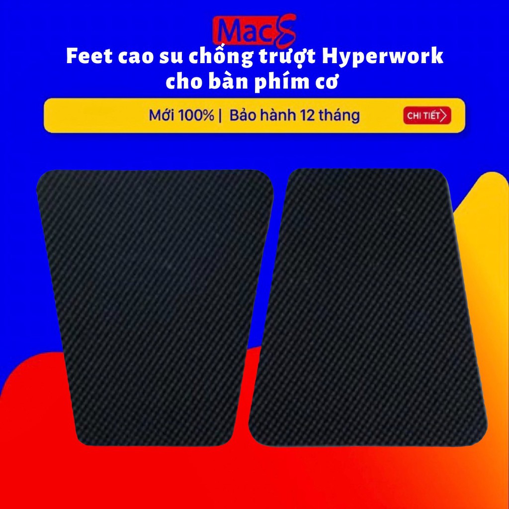 Feet cao su chống trượt HyperWork cho bàn phím cơ