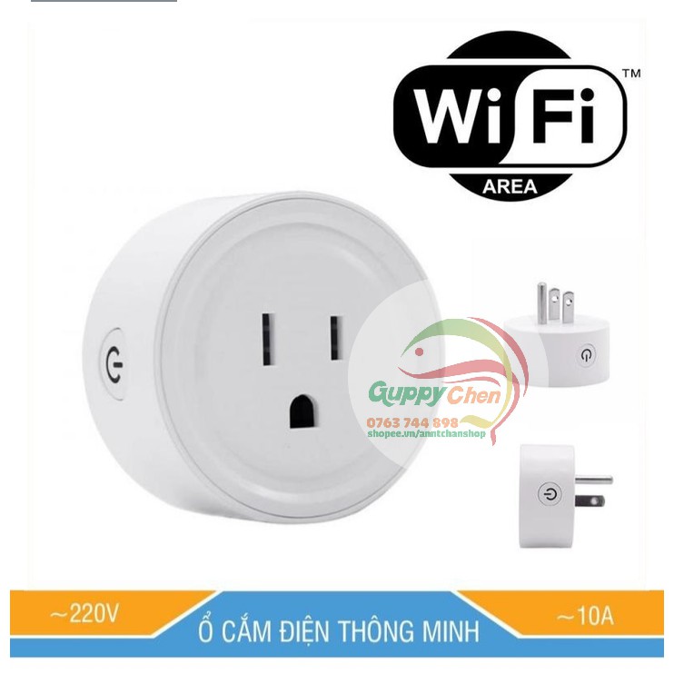Timer- Ổ cắm hẹn giờ wifi hồ thủy sinh- phụ kiện hỗ trợ thủy sinh cá tép cảnh