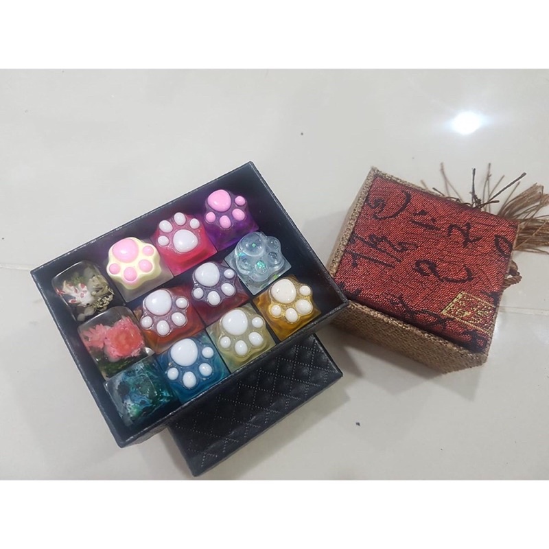 KEYCAP CHÂN MÈO XUYÊN LED